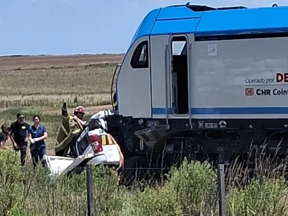 siniestro, tránsito, ruta5, policías, tren, ferrocaril