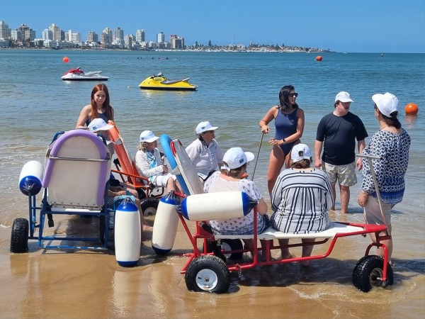 Playas accesibles, inauguración, Punta del Este