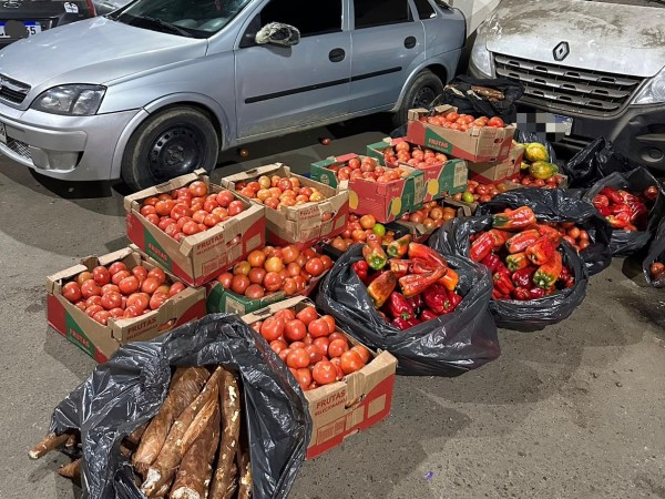 Incautaron frutas y verduras que ingresaban a Maldonado de contrabando