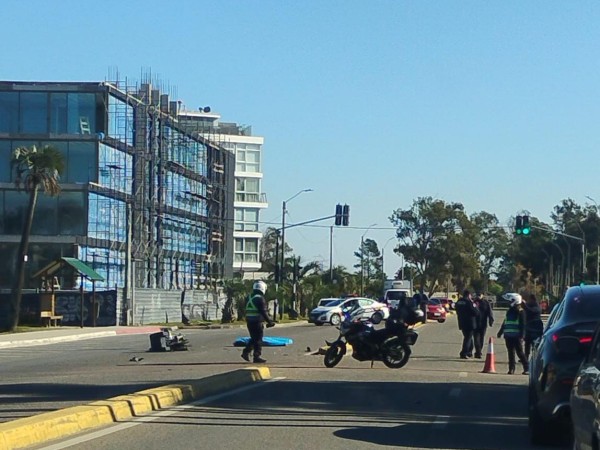 Siniestro de tránsito fatal cobró la vida de un repartidor en El Tesoro