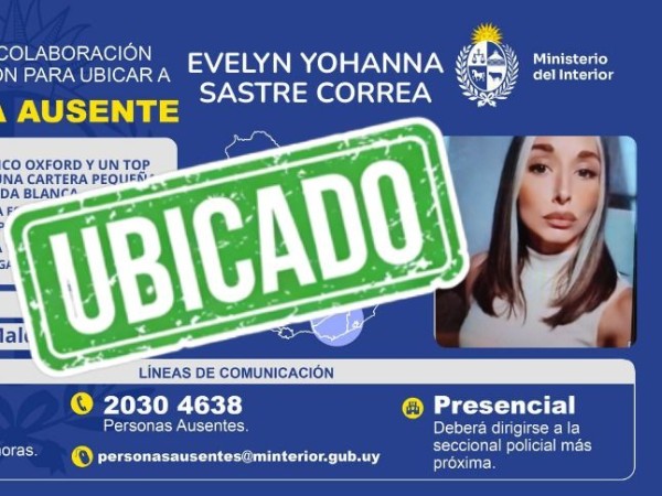Fue ubicada mujer que se encontraba ausente desde el 31 de enero