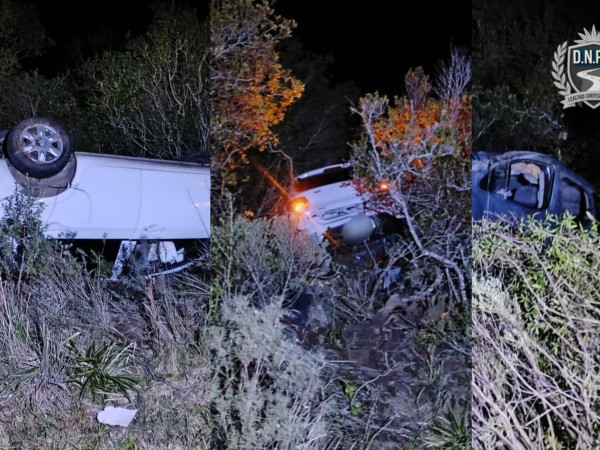 Maldonado: una persona murió y siete resultaron heridas en un choque múltiple sobre Ruta 60