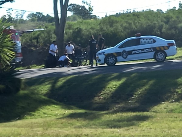 siniestro, moto, herido, ruta39