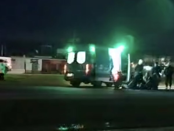 Motociclista resultó lesionado tras chocar con una camioneta frente al barrio Hipódromo