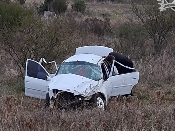 Un hombre murió tras despistar y volcar con su auto en Ruta 30
