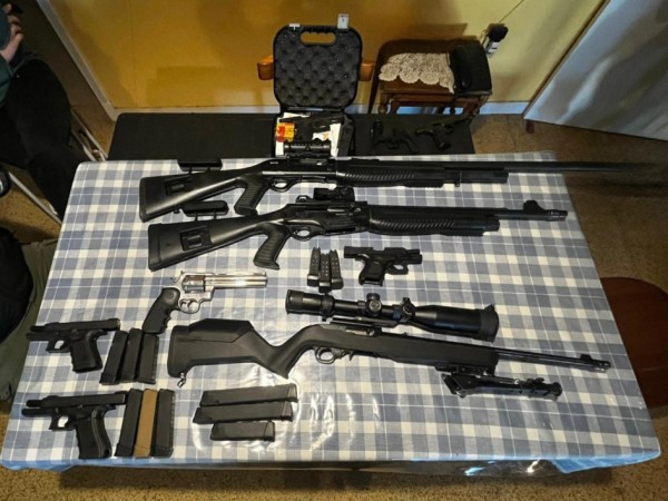 Allanamiento en Aiguá integró operativo nacional que incautó 137 armas y 57.000 municiones
