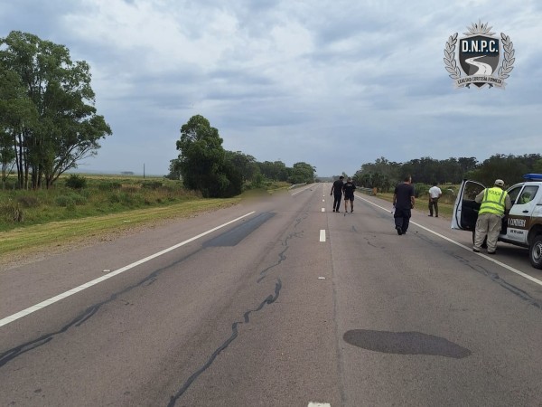 Ruta 9: un ciclista murió tras ser embestido por un automóvil