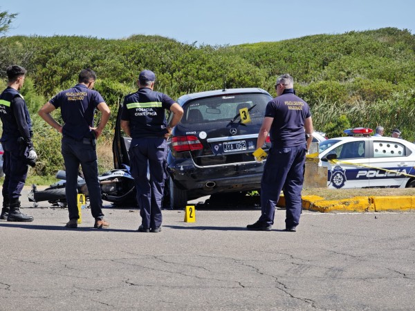 Quién era el motociclista que murió tras colisionar con un automóvil en rambla Lorenzo Batlle Pacheco