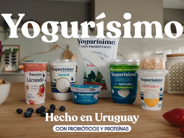 Yogurísimo celebra el orgullo de ser un producto formulado, desarrollado y producido en Uruguay