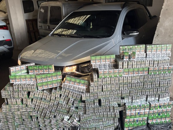 Aduanas incautó 90.000 cigarrillos de origen paraguayo cerca de San Carlos