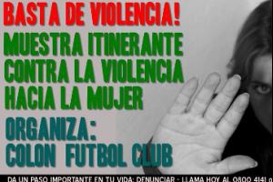 Muestra contra la violencia recorre varios municipios 
