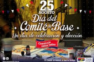 Este 25 de agosto es el día del Comité de Base del Frente Amplio