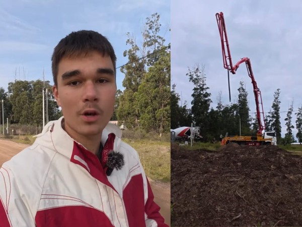 Joven ucraniano compró un terreno en Piriápolis y descubrió que construir era mucho más complicado de lo que imaginaba