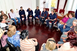 Candidatos del FA a municipios se reunieron con jefe de policía