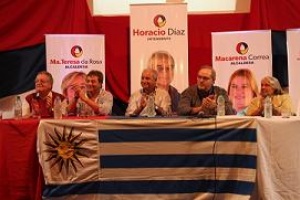 Horacio Díaz presentó candidatos al Municipio de Maldonado