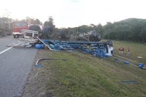 Dos fallecidos en grave accidente en ruta 9