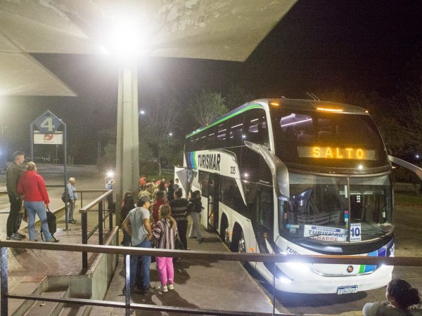 Línea,ómnibus,Salto,PuntadelEste,récord,pasajeros