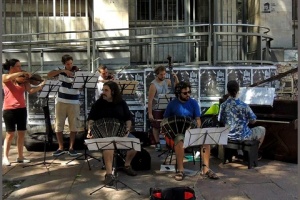 Orquesta Típica Randolfo en la Casa de la Cultura de Maldonado