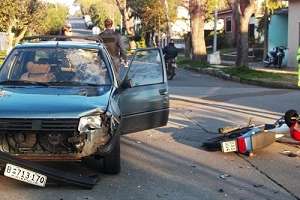 Motociclista politraumatizado en accidente de tránsito en Piriápolis