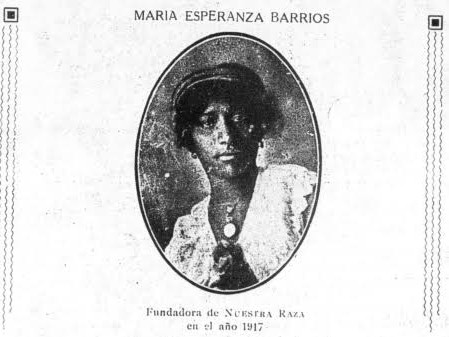 Proponen designar una calle con el nombre de María Esperanza Barrios, la primera periodista afro nacida en San Carlos