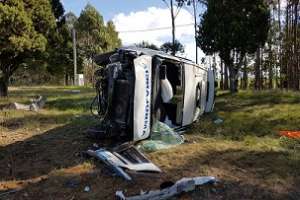 Falleció el paciente que iba en la ambulancia que se accidentó en Ruta 9