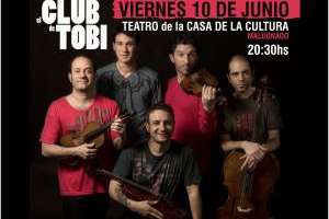 El Club de Tobi presenta nuevo disco en Maldonado