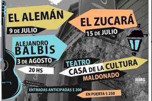 El Alemán, El Zucará y Balbis en la Casa de la Cultura