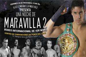 Boxeo internacional en el Centro de Convenciones de Punta del Este