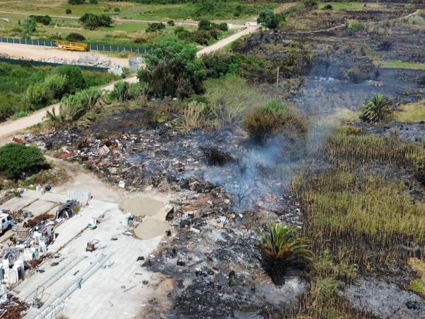 Fue controlado el incendio en San Carlos: afectó unas 70 hectáreas
