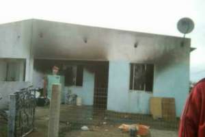 Una mujer resultó lesionada en el incendio que afectó a una vivienda en Pan de Azúcar