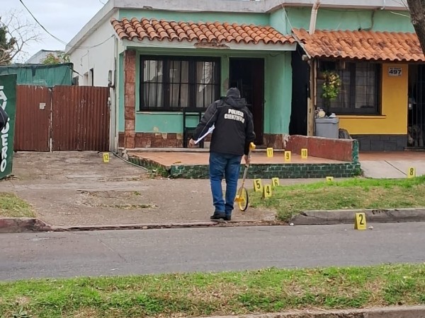 Avenida Aiguá, casa baleada, condenado