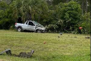 Conductor falleció tras despistar y volcar en Ruta 104