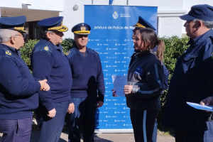 Reconocieron a policías y municipal por rescate del arroyo Solís y en un incendio y reanimación de un lactante 