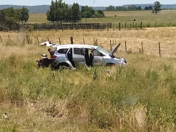 Hubo tres lesionados en accidente de una camioneta