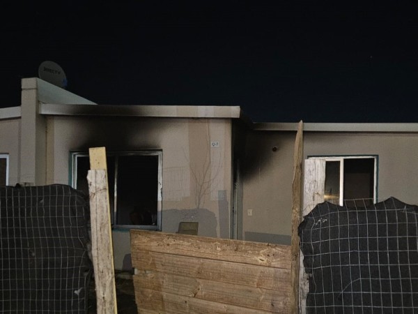 Una vivienda tomó fuego en el realojo Kennedy