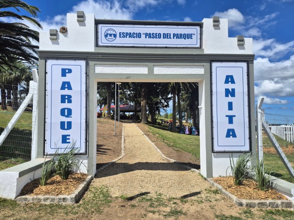 Inauguraron el Parque Anita en San Carlos y anunciaron nuevas obras en espacios públicos