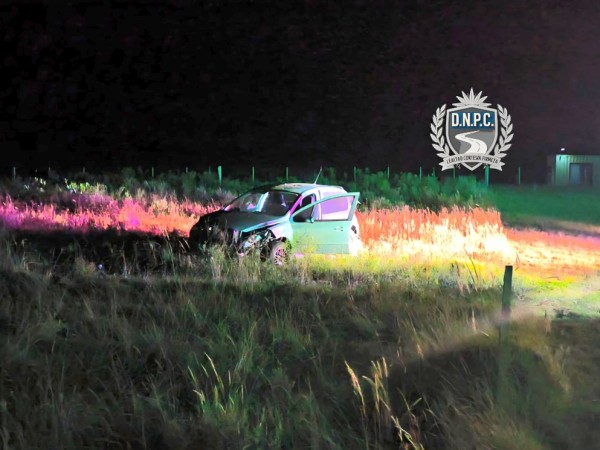 Romina Celeste Papasso se accidentó en la ruta 10