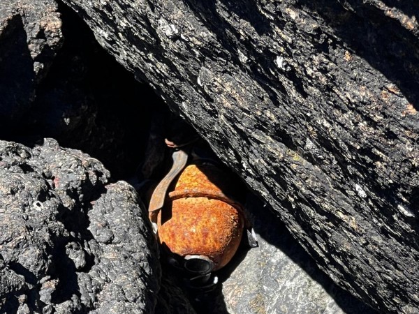 Hallaron otra granada de mano en Piedras del Chileno