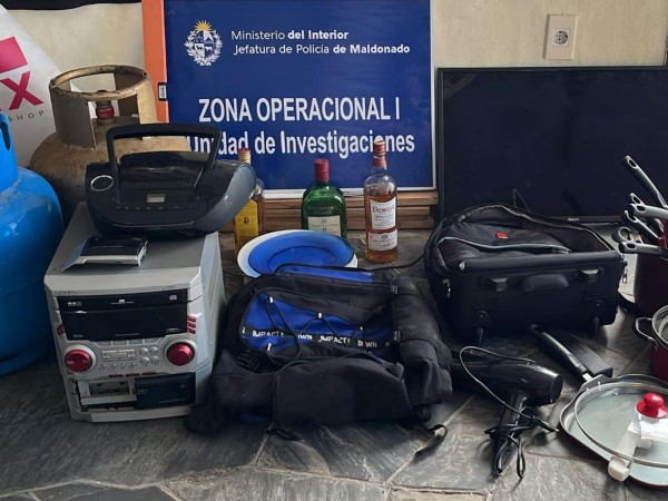 Un hombre fue condenado tras robar en un camping de Piriápolis; la Policía allanó dos casas en el balneario