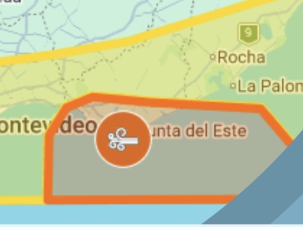 Vientos intensos: Maldonado bajo advertencias amarilla y naranja